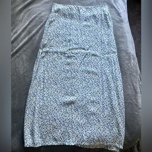 Brandy Melville Long Floral Skirt
